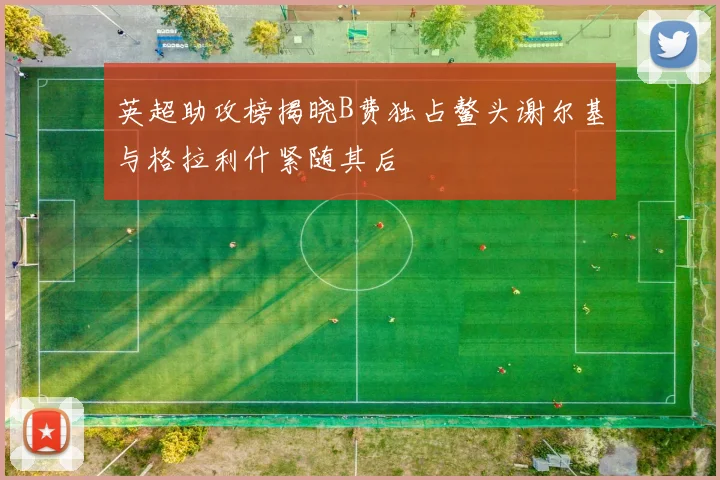 英超助攻榜揭晓B费独占鳌头谢尔基与格拉利什紧随其后